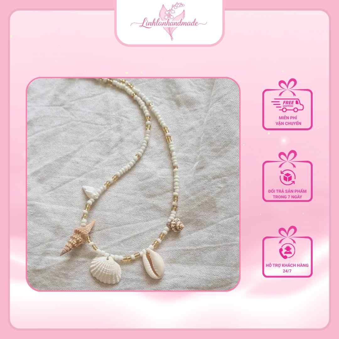 day-chuyen-so-xinh Dây chuyền sò biển