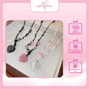Dây chuyền handmade mặt tim