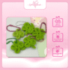 Móc khóa cỏ bốn lá len handmade