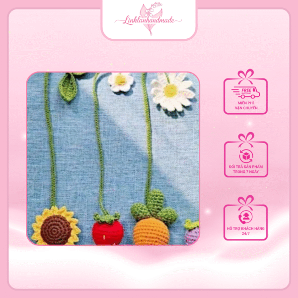 móc khóa, móc treo len handmade