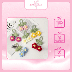 móc khóa, móc treo len handmade