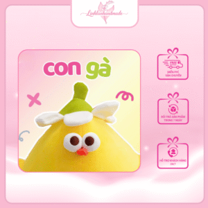 Gấu bông con gà