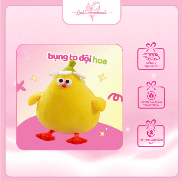 Gấu bông con gà