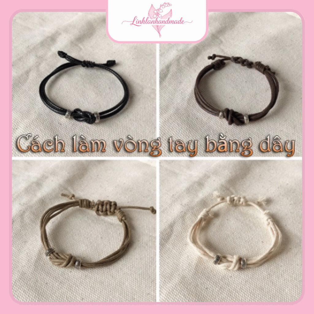 Cách làm vòng tay handmade cho nam