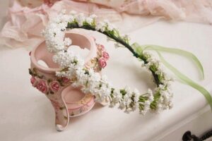 Vòng hoa đội đầu handmade