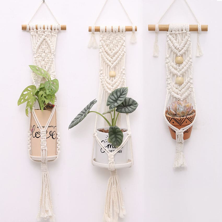chậu hoa treo tường handmade