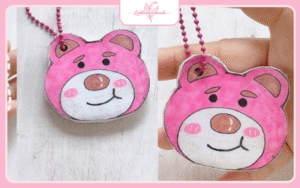 móc khóa handmade bằng giấy