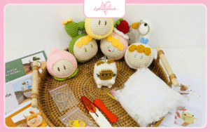 nguyên liệu làm móc khóa handmade