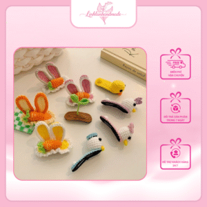 Kẹp tóc handmade bấm dễ thương