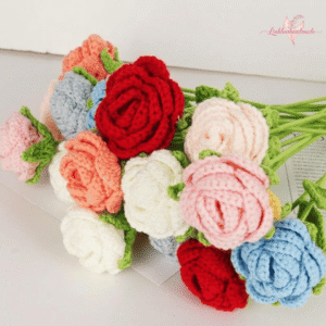 hoa handmade bằng len