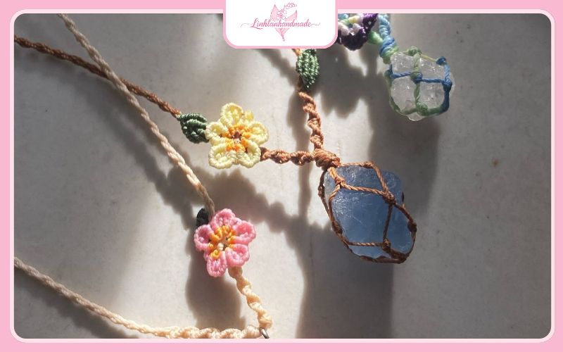 Dây chuyền handmade thạch anh