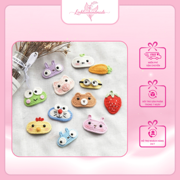 Kẹp Tóc Handmade THú Cưng