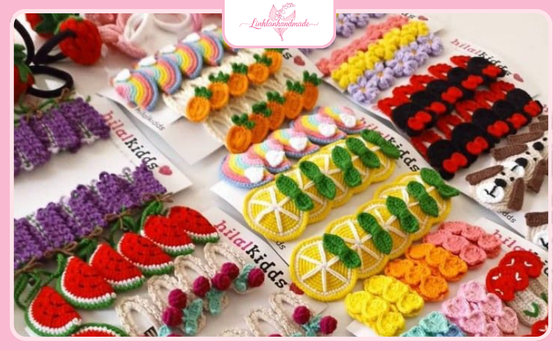 Ảnh Đại Diện Kẹp Tóc Len Handmade