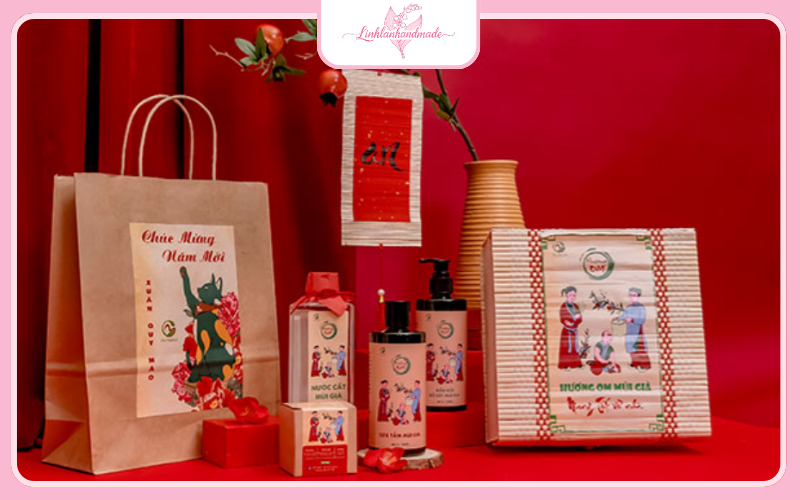 Ảnh Bìa Đặt Tên Set Quà Tết