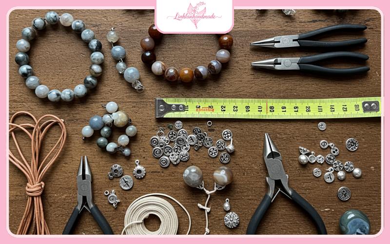 Nguyên liệu làm vòng tay handmade hà nôi